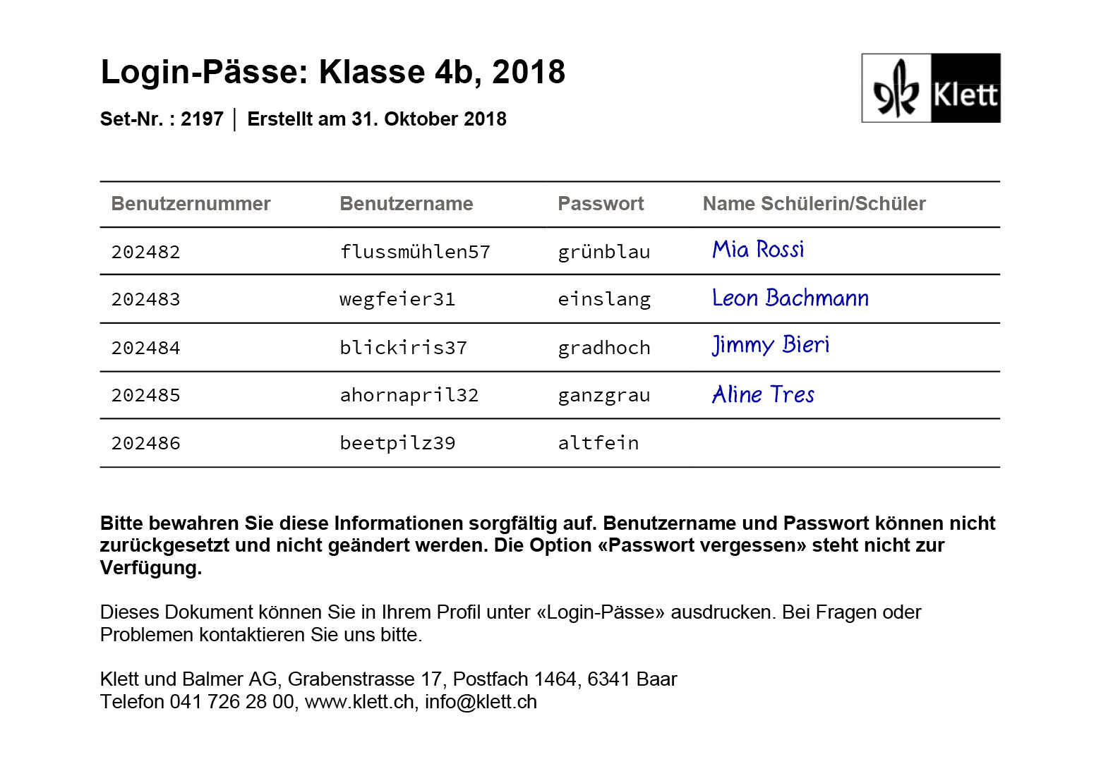 Klett digital web beispiel 2 login pass klett und balmer